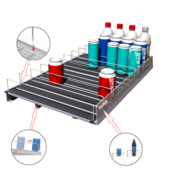 convenience store fridge shelf dividers