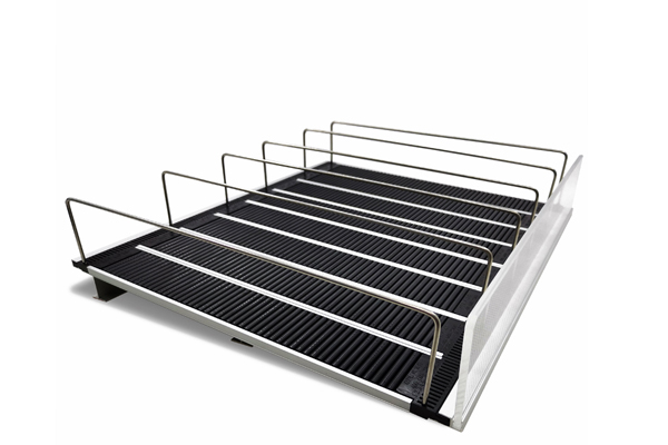 sliding roller shelf