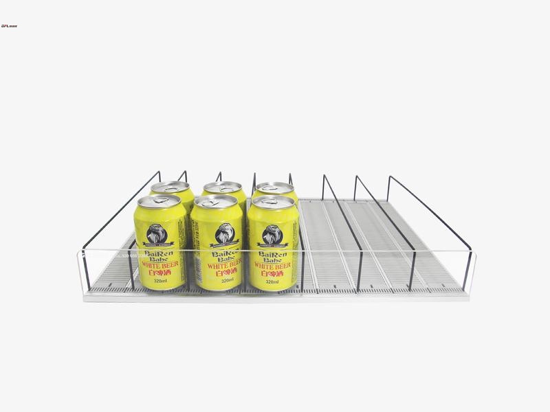 Canned Gravity Roller shelf