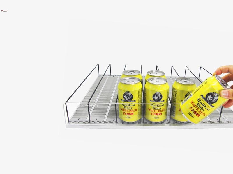 Canned Gravity Roller shelf